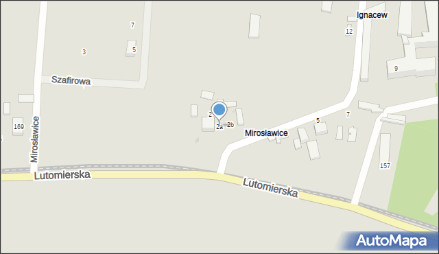 Konstantynów Łódzki, Ignacew, 2a, mapa Konstantynów Łódzki