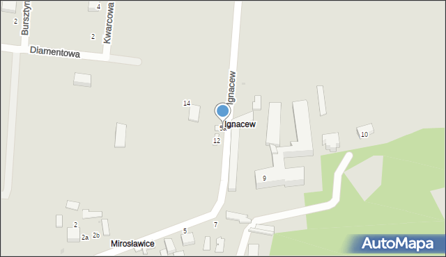 Konstantynów Łódzki, Ignacew, 5a, mapa Konstantynów Łódzki