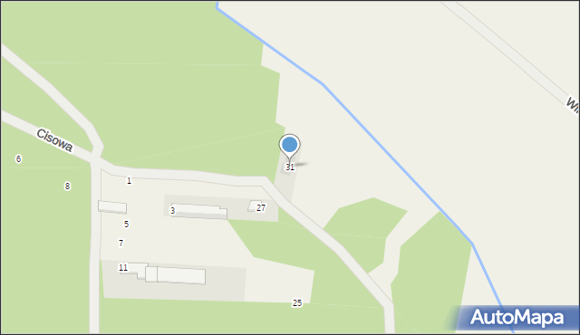 Milejowice, Iglasta, 31, mapa Milejowice