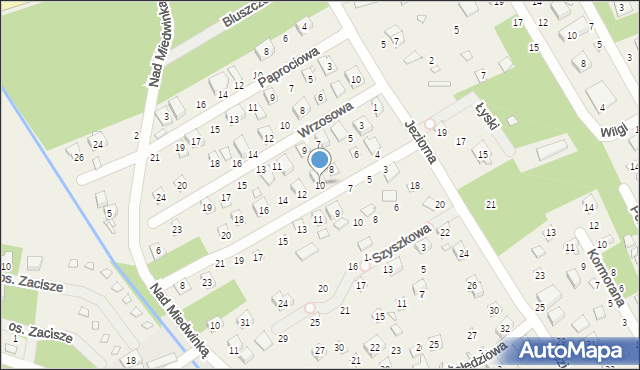 Morzyczyn, Iglasta, 10, mapa Morzyczyn