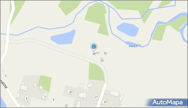 Radawa, Ignasze, 23, mapa Radawa