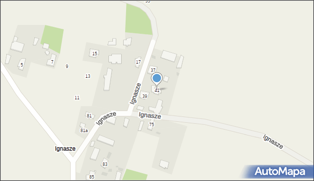 Radawa, Ignasze, 41, mapa Radawa