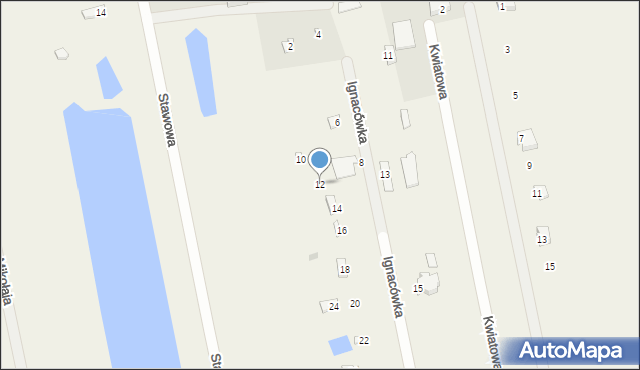 Słopsk, Ignacówka, 12, mapa Słopsk