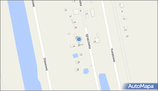 Słopsk, Ignacówka, 20, mapa Słopsk