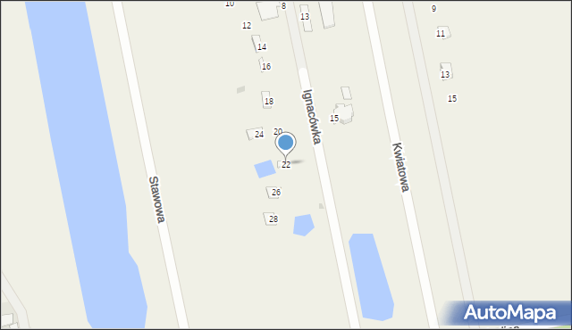 Słopsk, Ignacówka, 22, mapa Słopsk