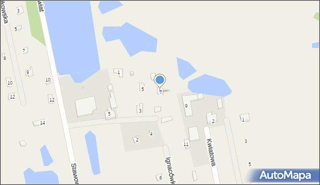 Słopsk, Ignacówka, 7, mapa Słopsk