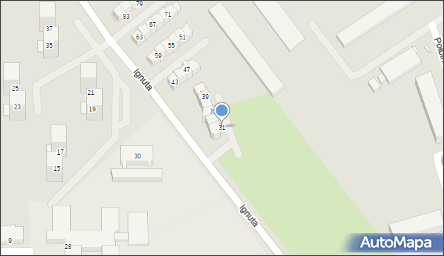 Wrocław, Ignuta Piotra, 31, mapa Wrocławia