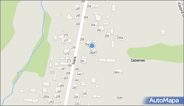 Częstochowa, Ikara, 252a, mapa Częstochowy