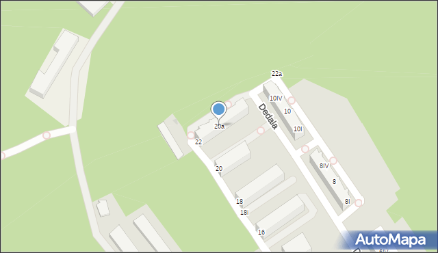 Gdynia, Ikara, 20a, mapa Gdyni
