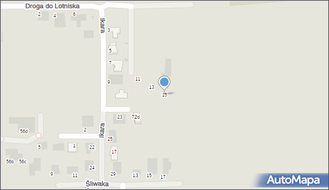 Inowrocław, Ikara, 15, mapa Inowrocławia