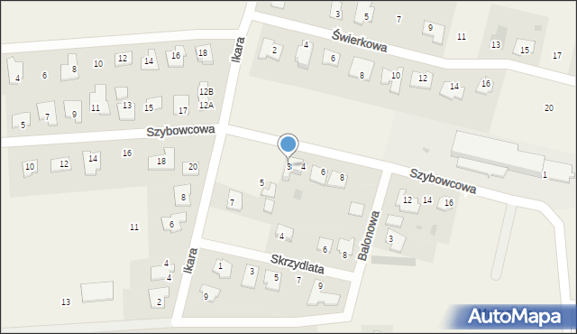 Kruszyn, Ikara, 3, mapa Kruszyn