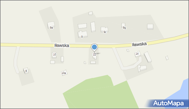 Gardeja, Iławska, 12, mapa Gardeja