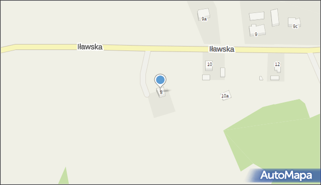 Gardeja, Iławska, 8, mapa Gardeja