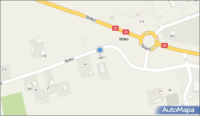 Ilinko, Ilinko, 14b, mapa Ilinko
