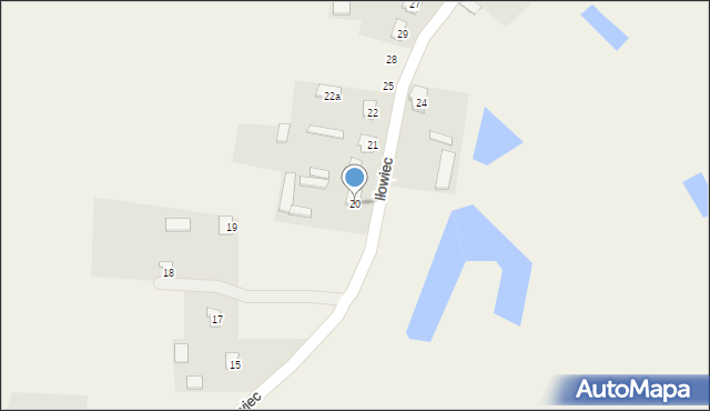 Iłowiec, Iłowiec, 20, mapa Iłowiec