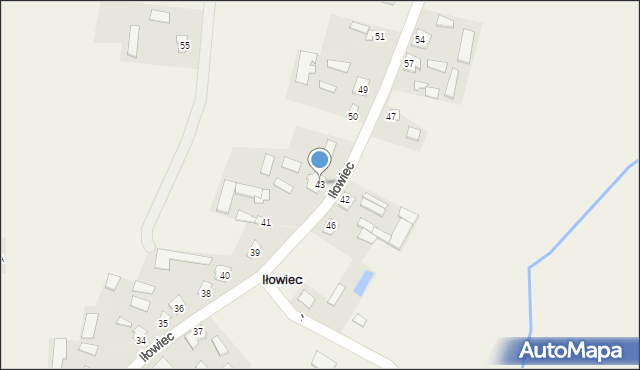 Iłowiec, Iłowiec, 43, mapa Iłowiec
