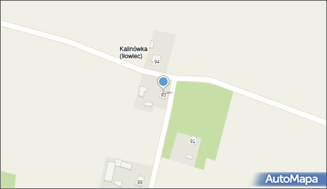 Iłowiec, Iłowiec, 93, mapa Iłowiec