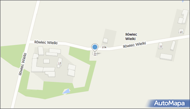 Iłówiec Wielki, Iłówiec Wielki, 12, mapa Iłówiec Wielki