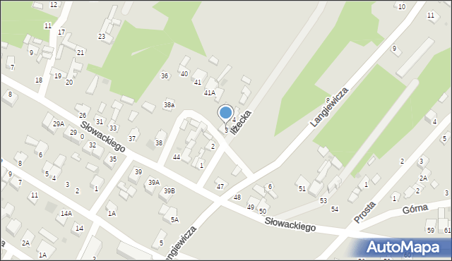 Kunów, Iłżecka, 3, mapa Kunów