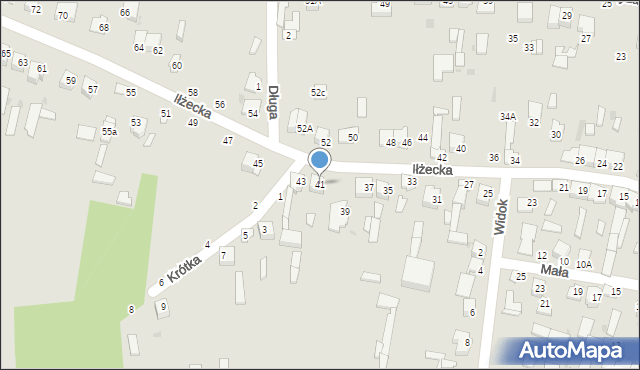 Lipsko, Iłżecka, 41, mapa Lipsko