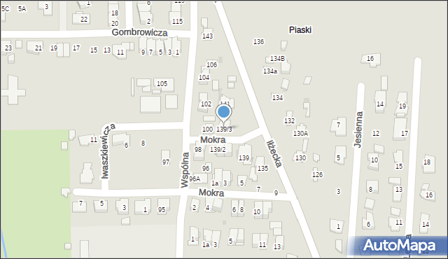 Ostrowiec Świętokrzyski, Iłżecka, 139/3, mapa Ostrowiec Świętokrzyski