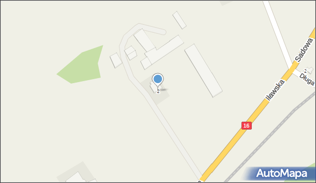 Rudzienice, Iławska, 2, mapa Rudzienice