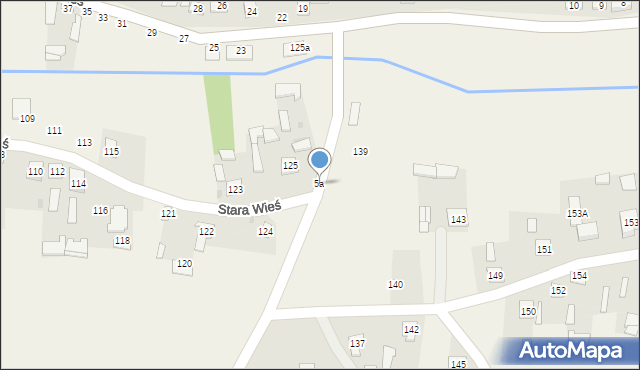 Sienno, Iłżecka, 5a, mapa Sienno