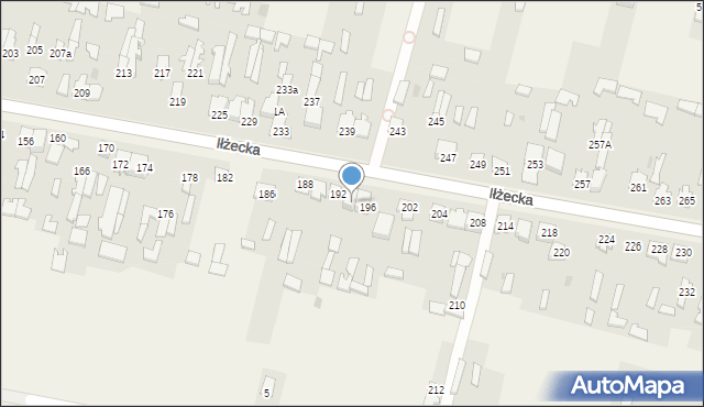 Skarżysko Kościelne, Iłżecka, 194, mapa Skarżysko Kościelne