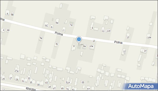 Skarżysko Kościelne, Iłżecka, 8b, mapa Skarżysko Kościelne