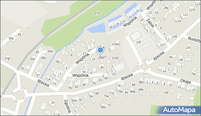 Starachowice, Iłżecka, 103b, mapa Starachowic