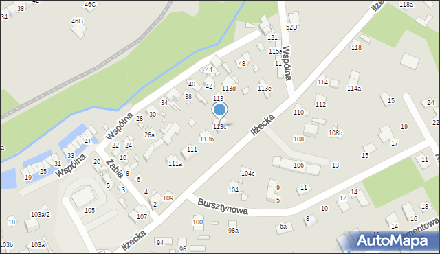 Starachowice, Iłżecka, 113c, mapa Starachowic