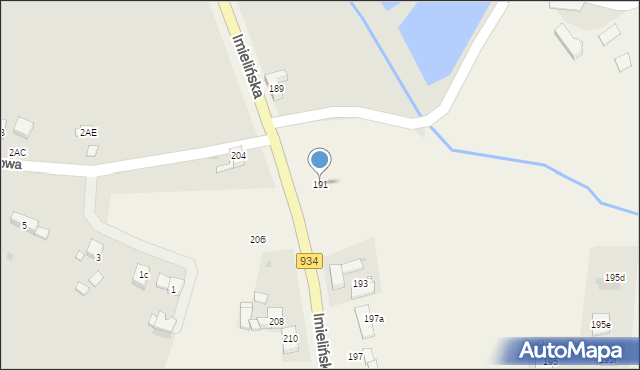 Chełm Śląski, Imielińska, 191, mapa Chełm Śląski