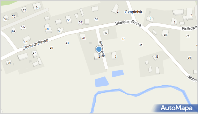 Czapielsk, Imbirowa, 2, mapa Czapielsk