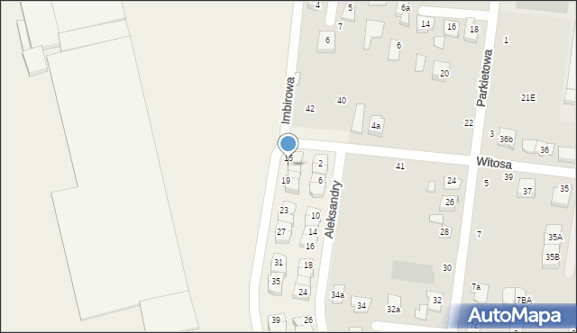 Duchnice, Imbirowa, 17, mapa Duchnice