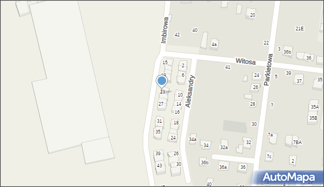 Duchnice, Imbirowa, 23, mapa Duchnice