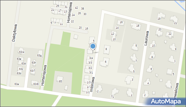 Grabówka, Imbirowa, 3/5, mapa Grabówka