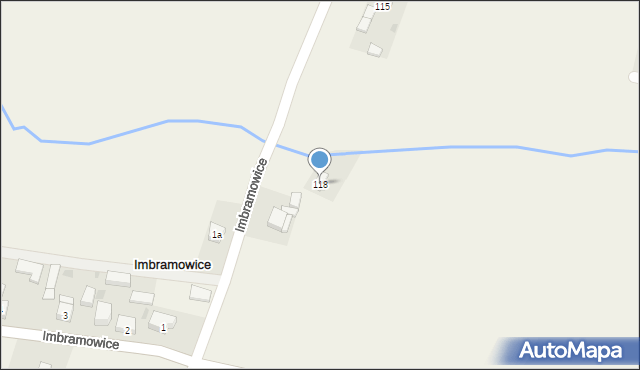 Imbramowice, Imbramowice, 118, mapa Imbramowice