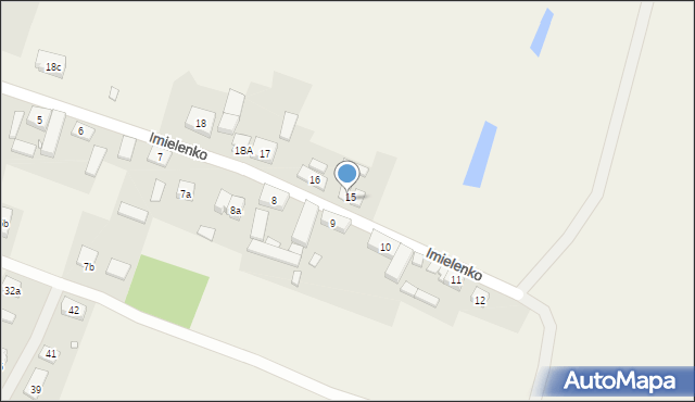 Imielenko, Imielenko, 15/1, mapa Imielenko