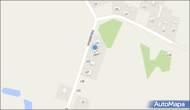 Imielenko, Imielenko, 19H, mapa Imielenko