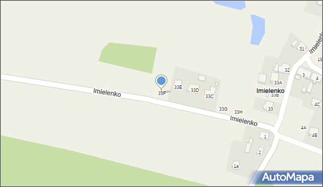Imielenko, Imielenko, 33F, mapa Imielenko