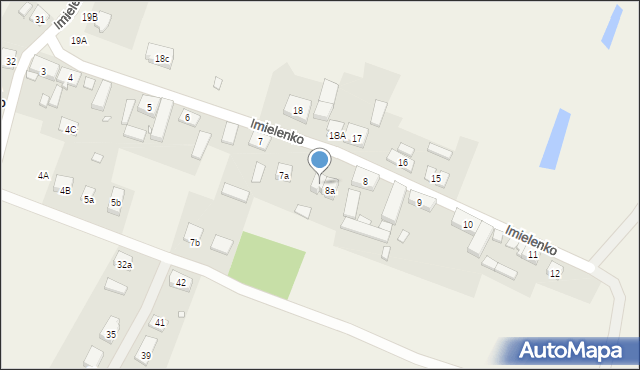 Imielenko, Imielenko, 8b, mapa Imielenko