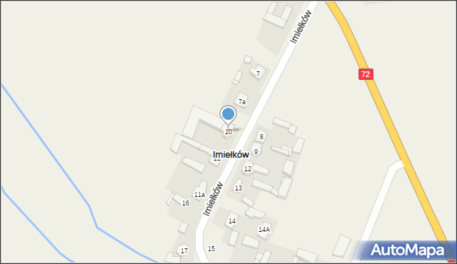 Imiełków, Imiełków, 10, mapa Imiełków