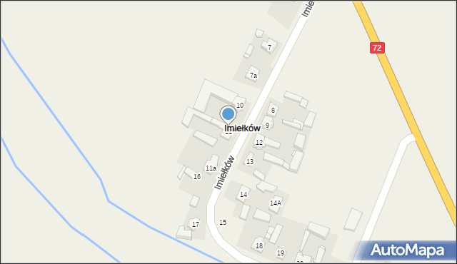 Imiełków, Imiełków, 11, mapa Imiełków