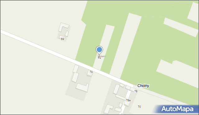 Imielnica, Imielnica, 81, mapa Imielnica