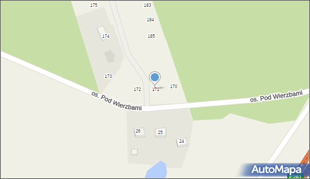 Imielno, Imielno, 171, mapa Imielno