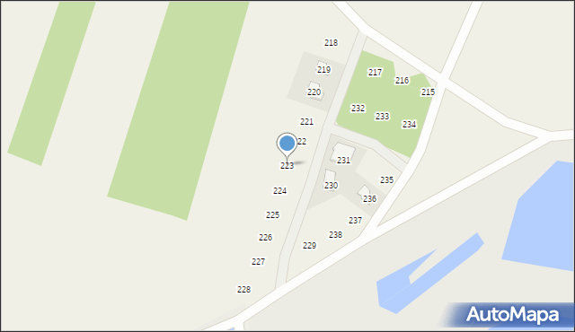 Imielno, Imielno, 223, mapa Imielno
