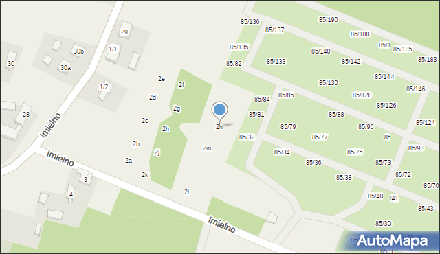Imielno, Imielno, 2n, mapa Imielno