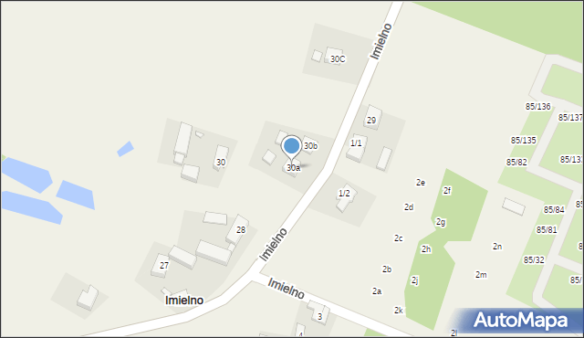Imielno, Imielno, 30a, mapa Imielno