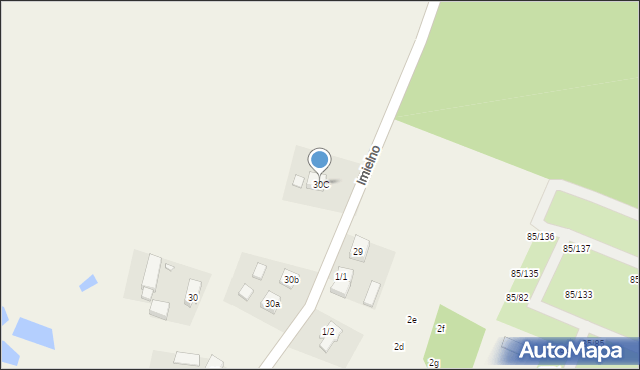 Imielno, Imielno, 30C, mapa Imielno