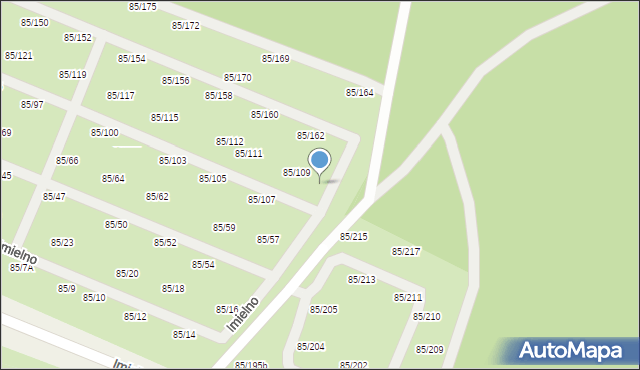 Imielno, Imielno, 85/109A, mapa Imielno